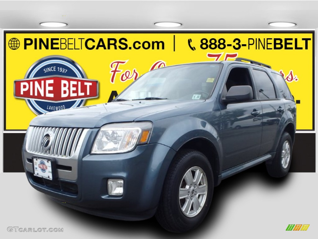 2010 Mariner I4 4WD - Steel Blue Metallic / Black photo #1