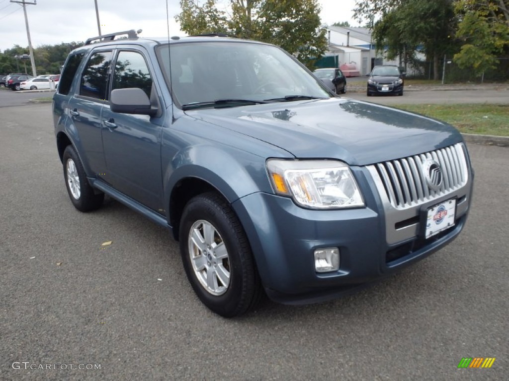 2010 Mariner I4 4WD - Steel Blue Metallic / Black photo #3