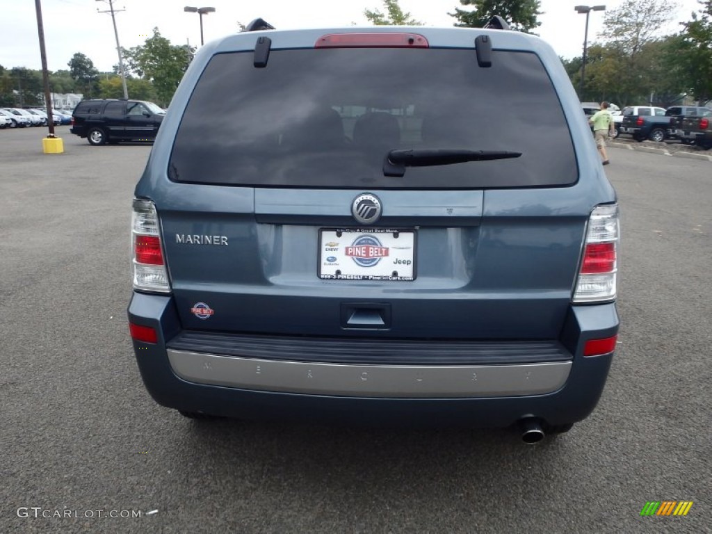 2010 Mariner I4 4WD - Steel Blue Metallic / Black photo #6