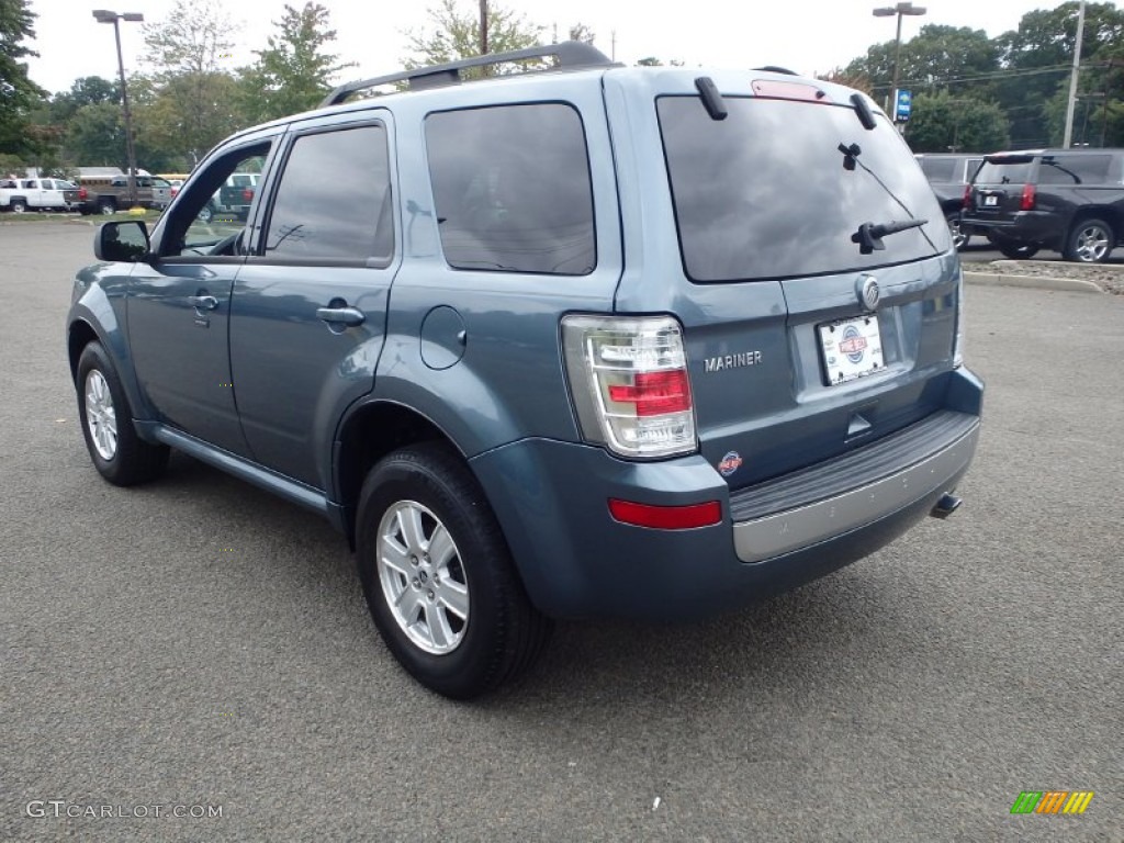 2010 Mariner I4 4WD - Steel Blue Metallic / Black photo #7