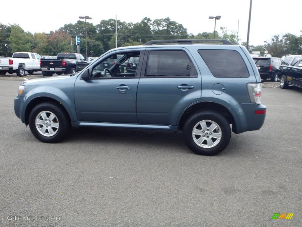 2010 Mariner I4 4WD - Steel Blue Metallic / Black photo #8