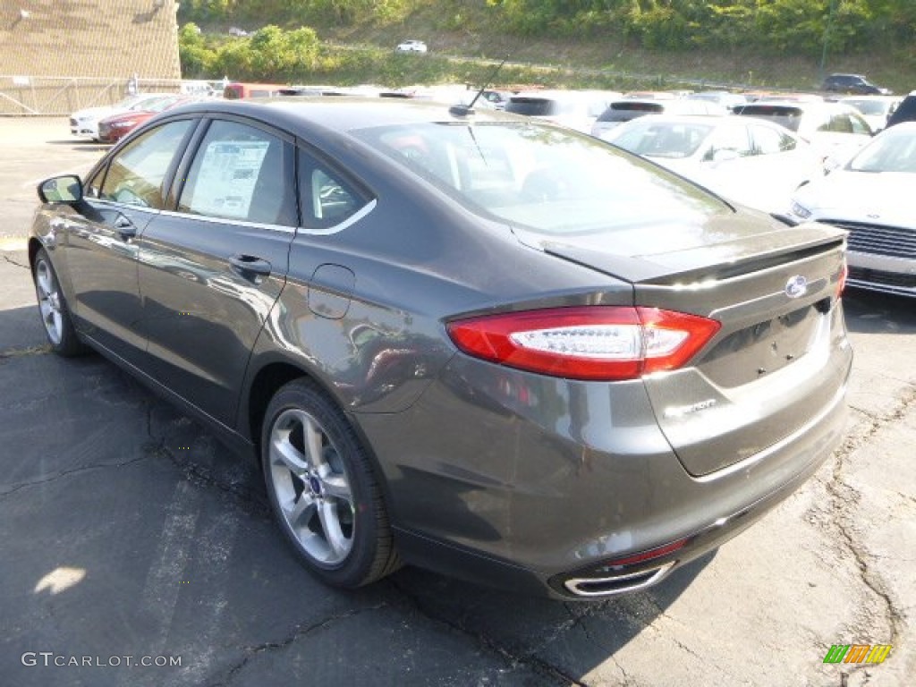 2015 Fusion SE AWD - Magnetic Metallic / Charcoal Black photo #4