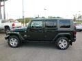 2010 Natural Green Pearl Jeep Wrangler Unlimited Sahara 4x4  photo #4