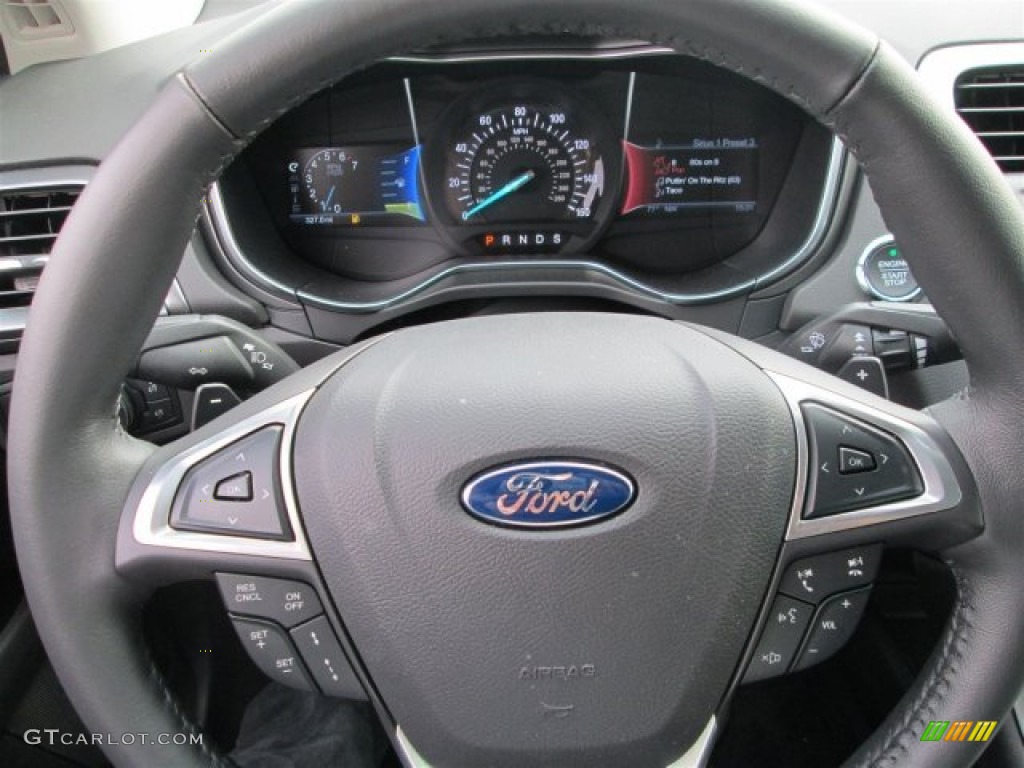 2014 Fusion Titanium AWD - Sunset / Charcoal Black photo #22