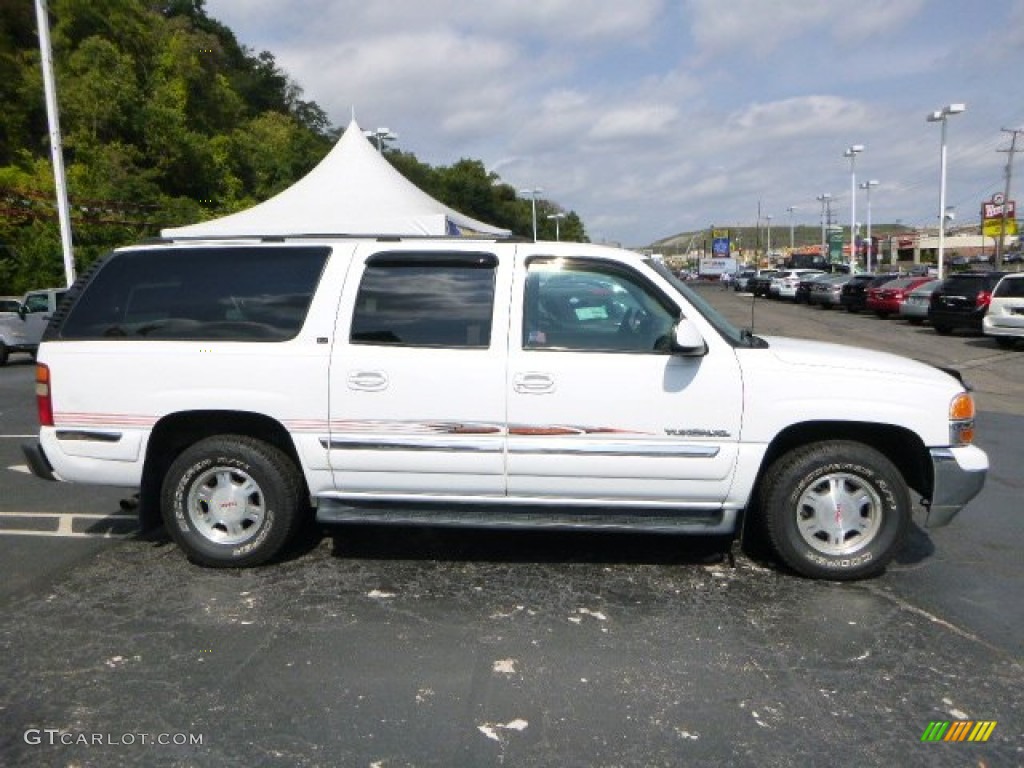 2001 Yukon XL SLT 4x4 - Summit White / Neutral Tan/Shale photo #6