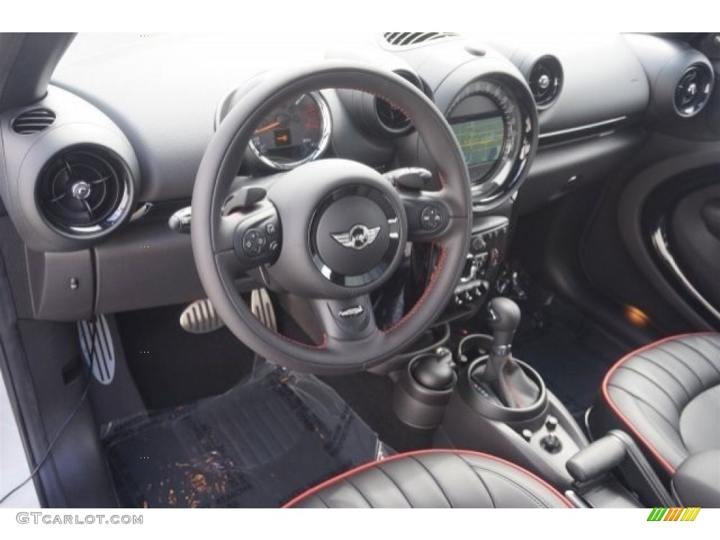 Lounge Championship Red Leather Interior 2015 Mini Countryman John Cooper Works All4 Photo #97493577