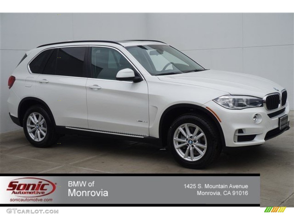 Alpine White BMW X5