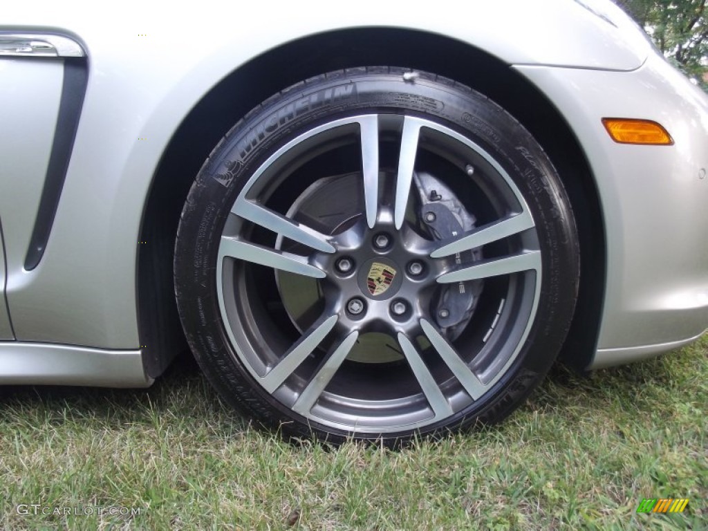 2012 Panamera 4 - GT Silver Metallic / Black photo #48