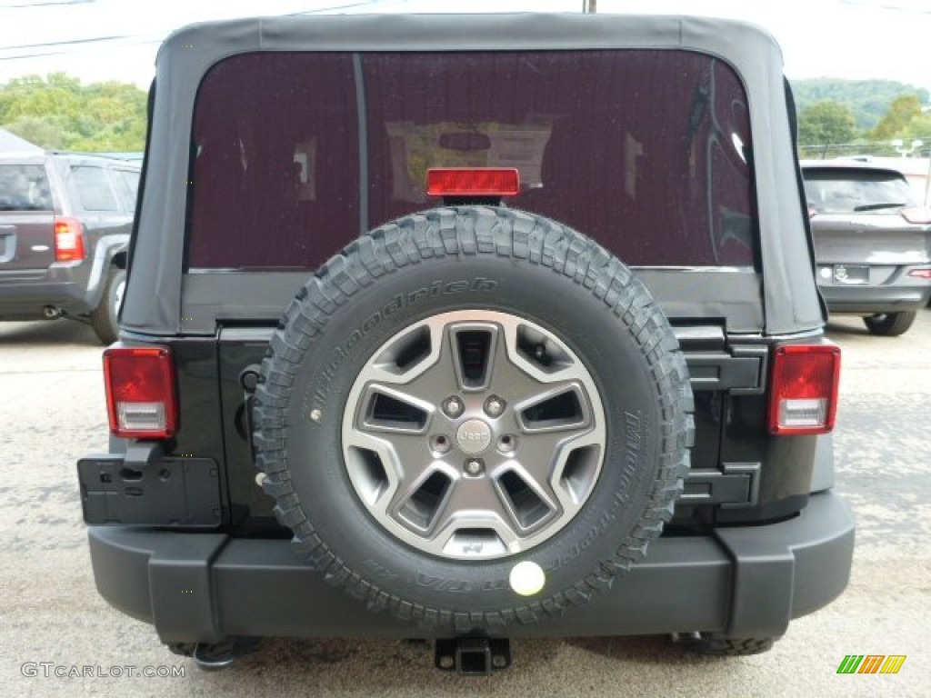 Black 2015 Jeep Wrangler Rubicon 4x4 Exterior Photo #97495415