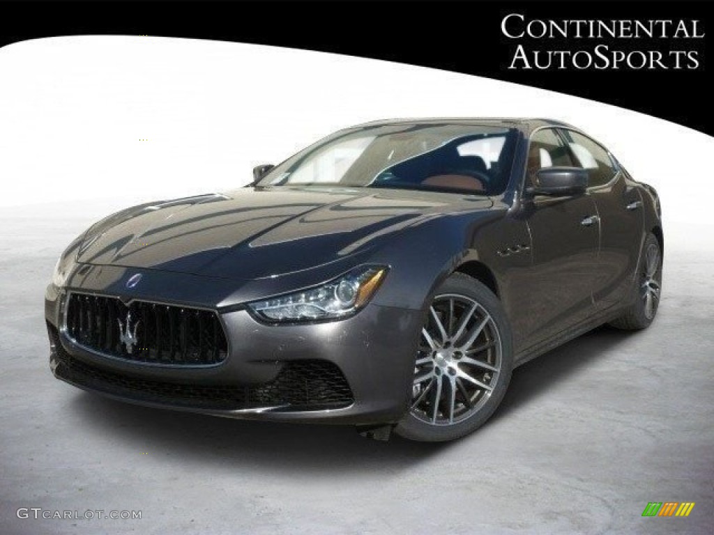 2014 Ghibli S Q4 - Grigio Maratea (Grey Metallic) / Cuoio photo #1