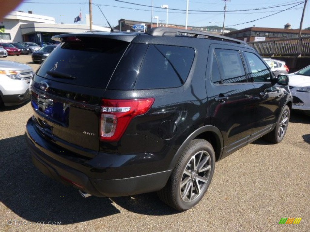 2015 Explorer XLT 4WD - Tuxedo Black / Charcoal Black photo #8