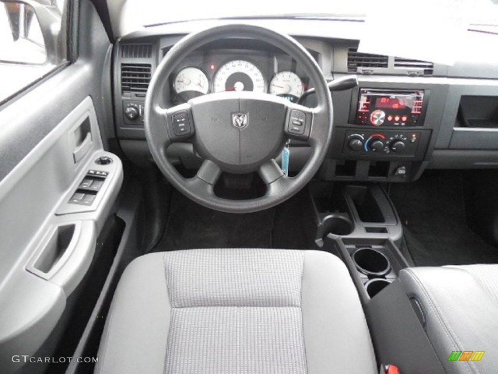 2010 Dakota Big Horn Crew Cab - Bright Silver Metallic / Dark Slate Gray/Medium Slate Gray photo #6