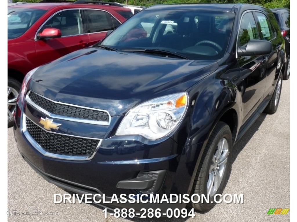 2015 Equinox LS - Blue Velvet Metallic / Jet Black photo #1