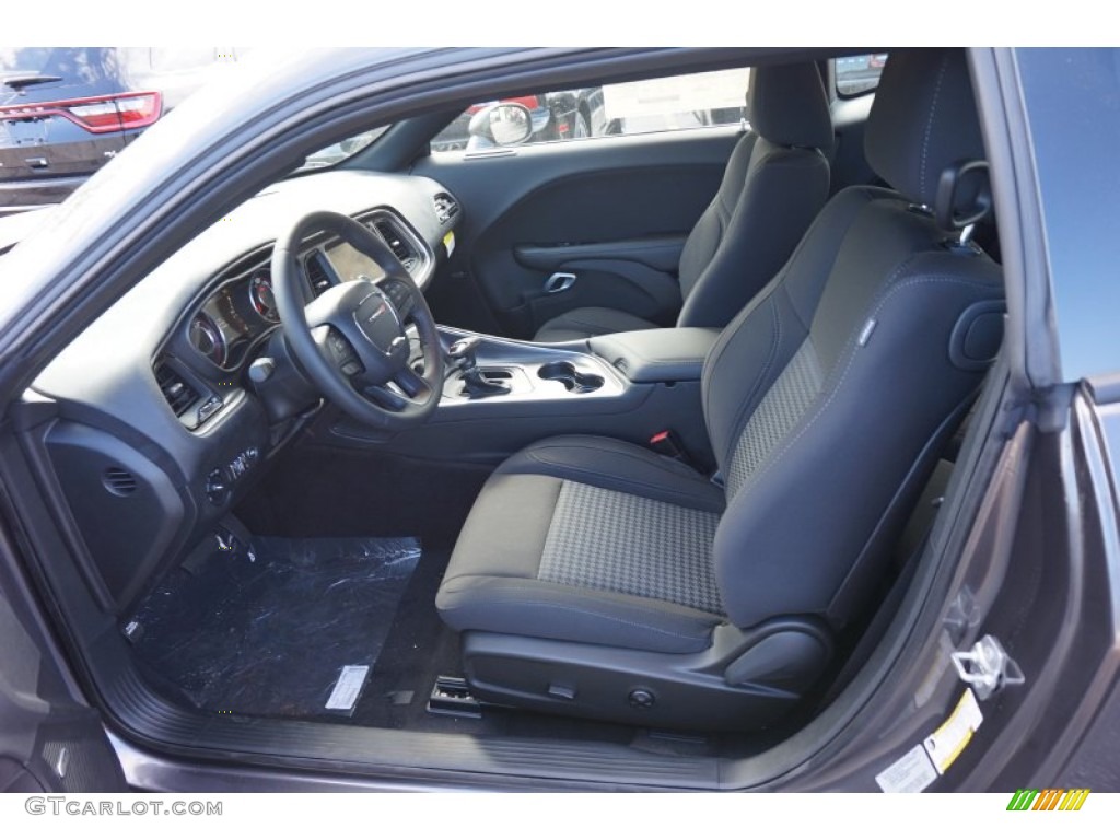Black Interior 2015 Dodge Challenger SXT Photo #97502367