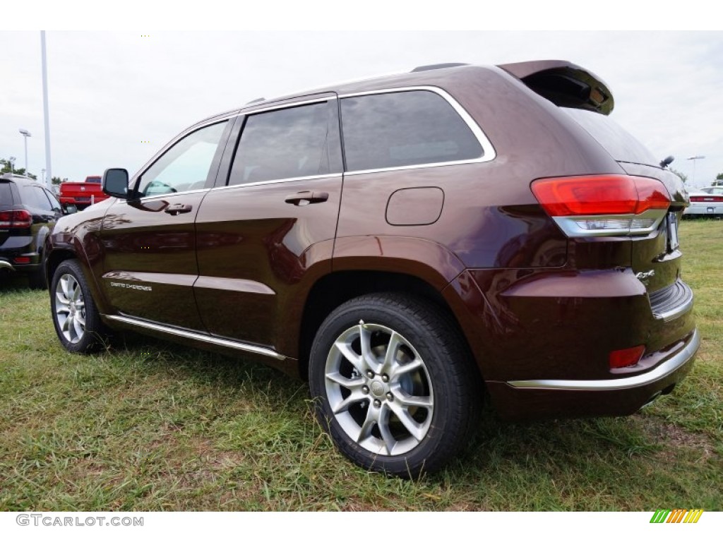 Deep Auburn Pearl 2015 Jeep Grand Cherokee Summit 4x4 Exterior Photo #97502496