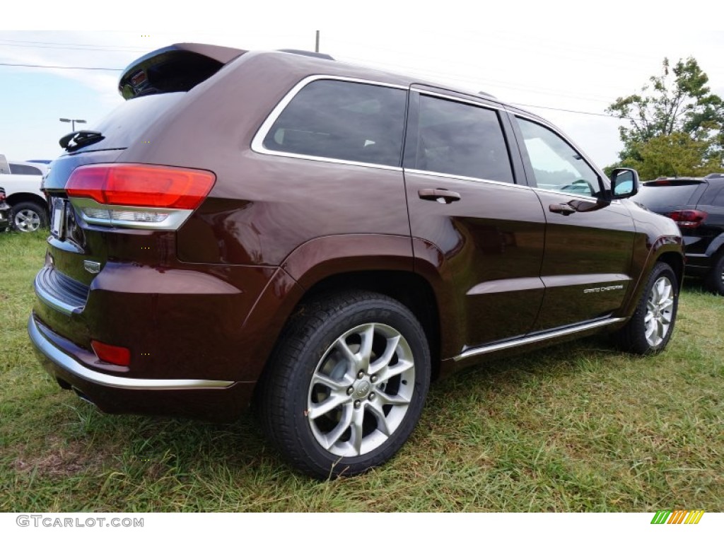 2015 Deep Auburn Pearl Jeep Grand Cherokee Summit 4x4