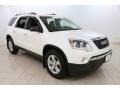 Summit White 2010 GMC Acadia SLE AWD