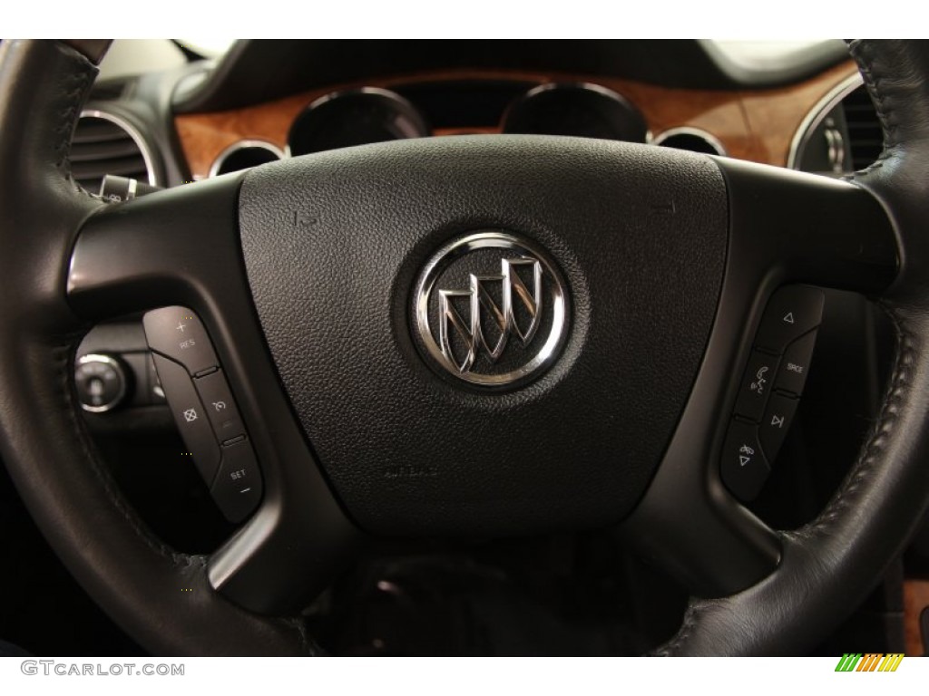 2011 Enclave CXL AWD - Cyber Gray Metallic / Ebony/Ebony photo #7