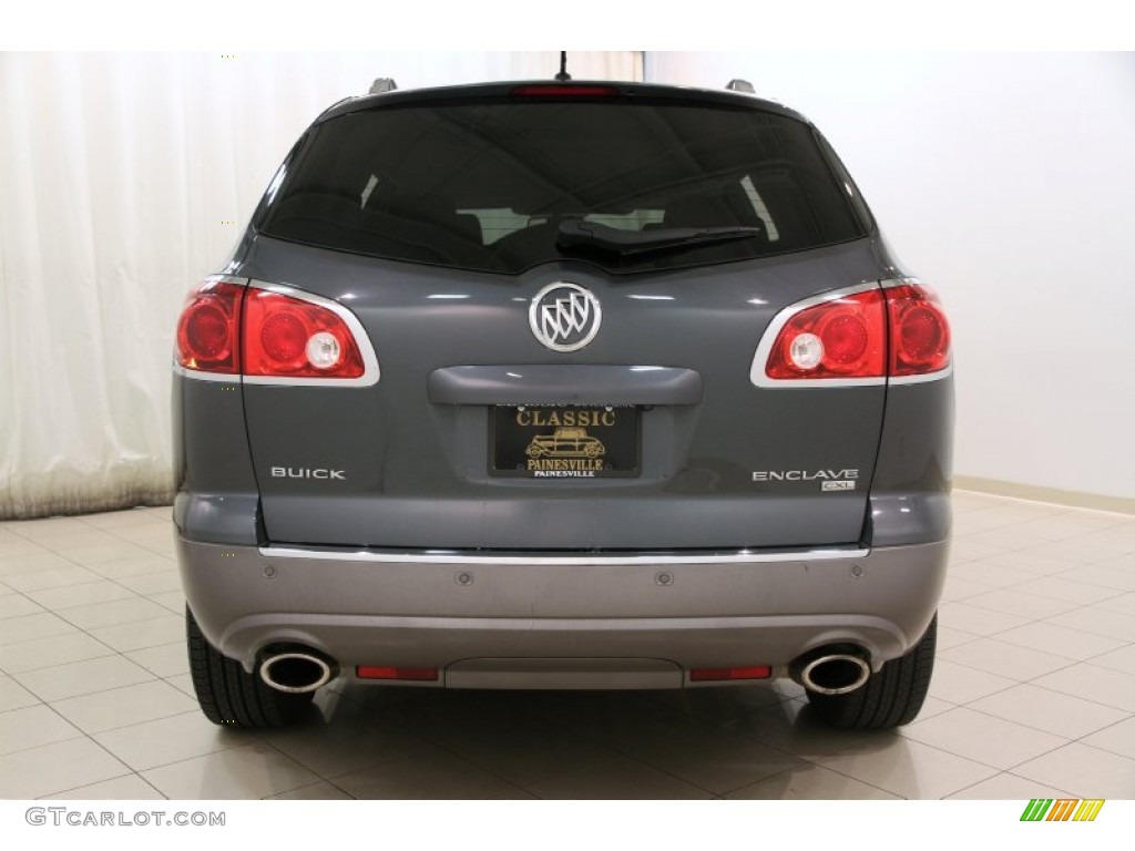 2011 Enclave CXL AWD - Cyber Gray Metallic / Ebony/Ebony photo #17