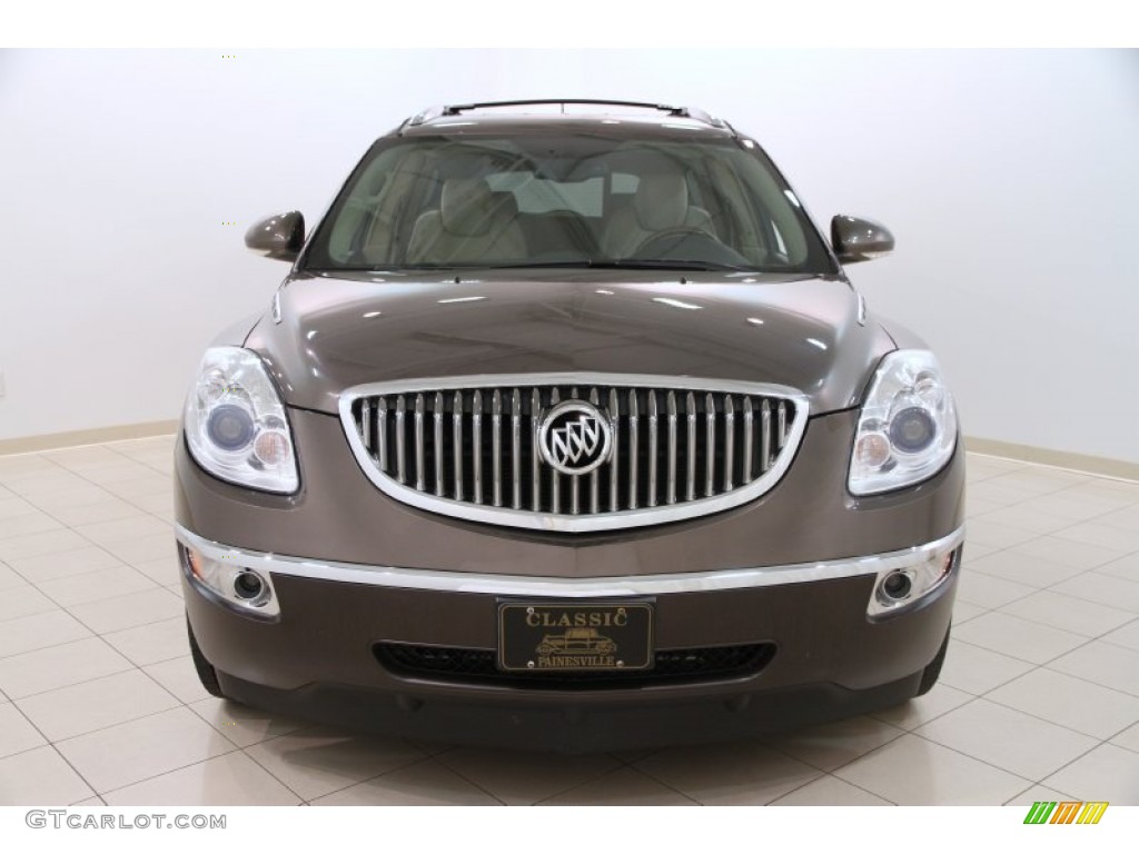 2010 Enclave CXL AWD - Cocoa Metallic / Cashmere/Cocoa photo #2