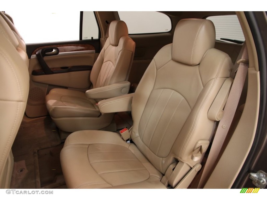 2010 Enclave CXL AWD - Cocoa Metallic / Cashmere/Cocoa photo #16