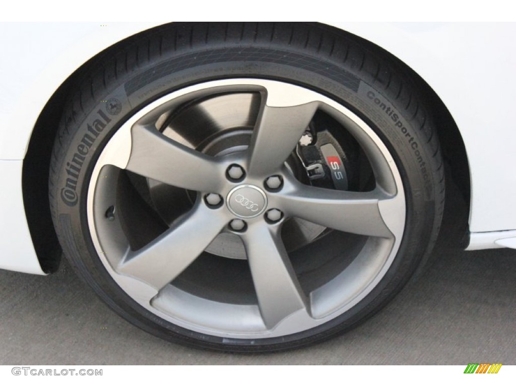 2014 S5 3.0T Premium Plus quattro Coupe - Ibis White / Black/Magma Red photo #4