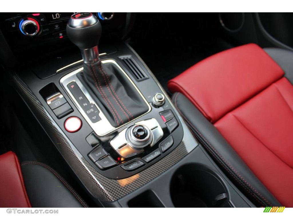 2014 S5 3.0T Premium Plus quattro Coupe - Ibis White / Black/Magma Red photo #16