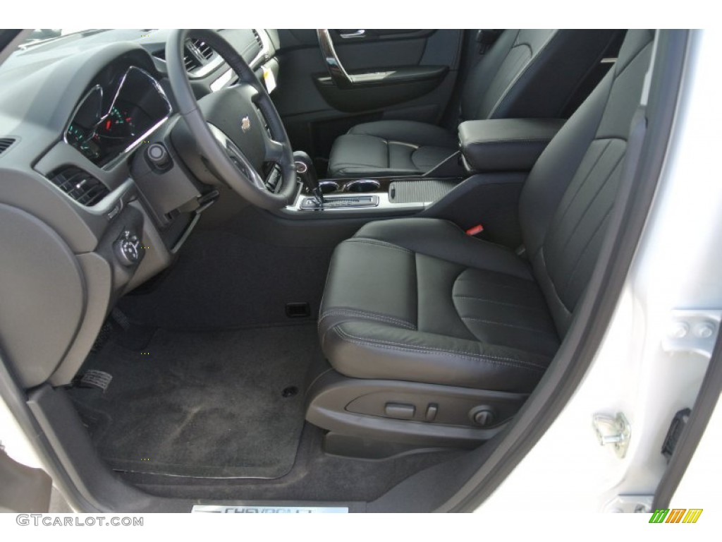 2015 Traverse LTZ - White Diamond Tricoat / Ebony photo #8