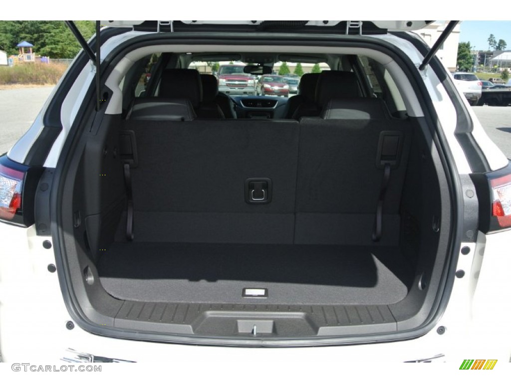 2015 Traverse LTZ - White Diamond Tricoat / Ebony photo #17