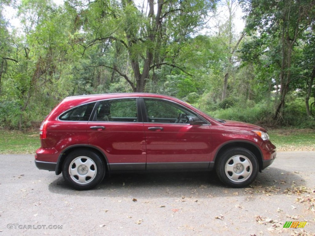 2011 CR-V LX 4WD - Tango Red Pearl / Gray photo #1