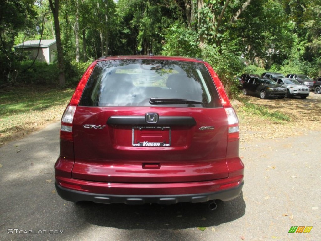 2011 CR-V LX 4WD - Tango Red Pearl / Gray photo #8