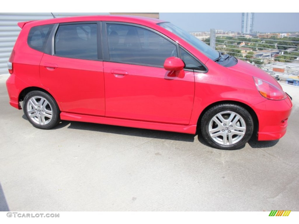 Milano Red 2008 Honda Fit Sport Exterior Photo #97509138