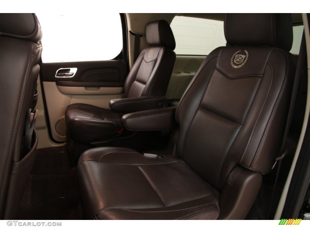 2013 Escalade ESV Platinum AWD - Black Raven / Cocoa/Light Linen photo #21