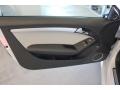 Lunar Silver/Rock Gray Piping 2015 Audi RS 5 Coupe quattro Door Panel