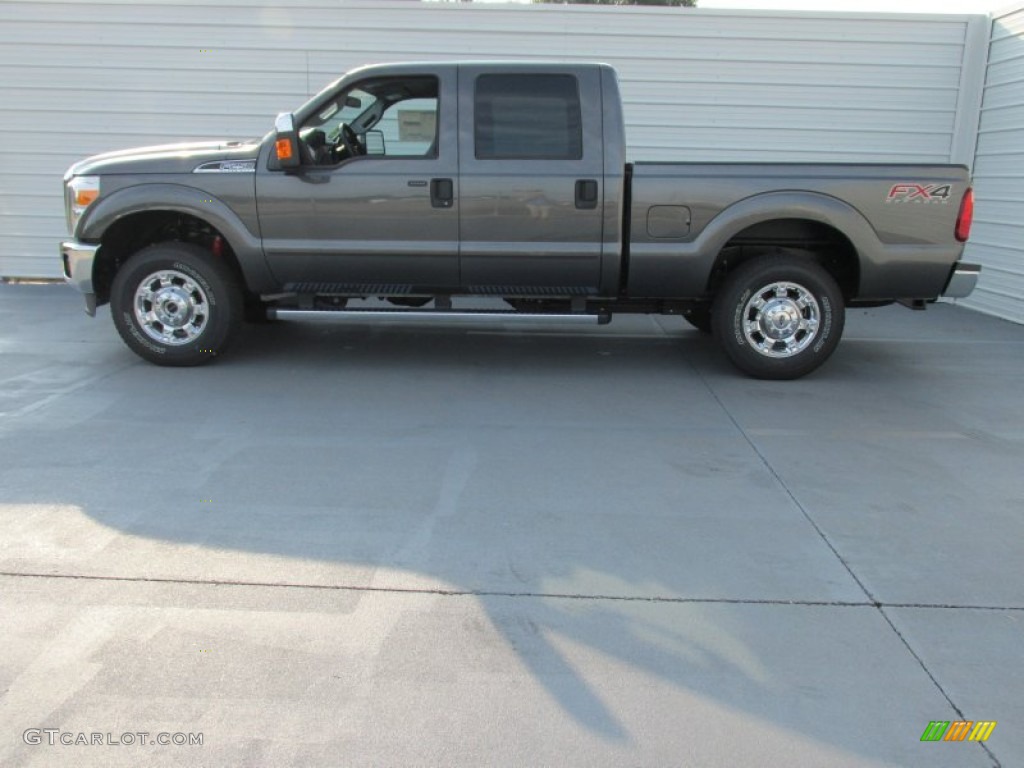 2015 F250 Super Duty XLT Crew Cab 4x4 - Magnetic / Steel photo #6