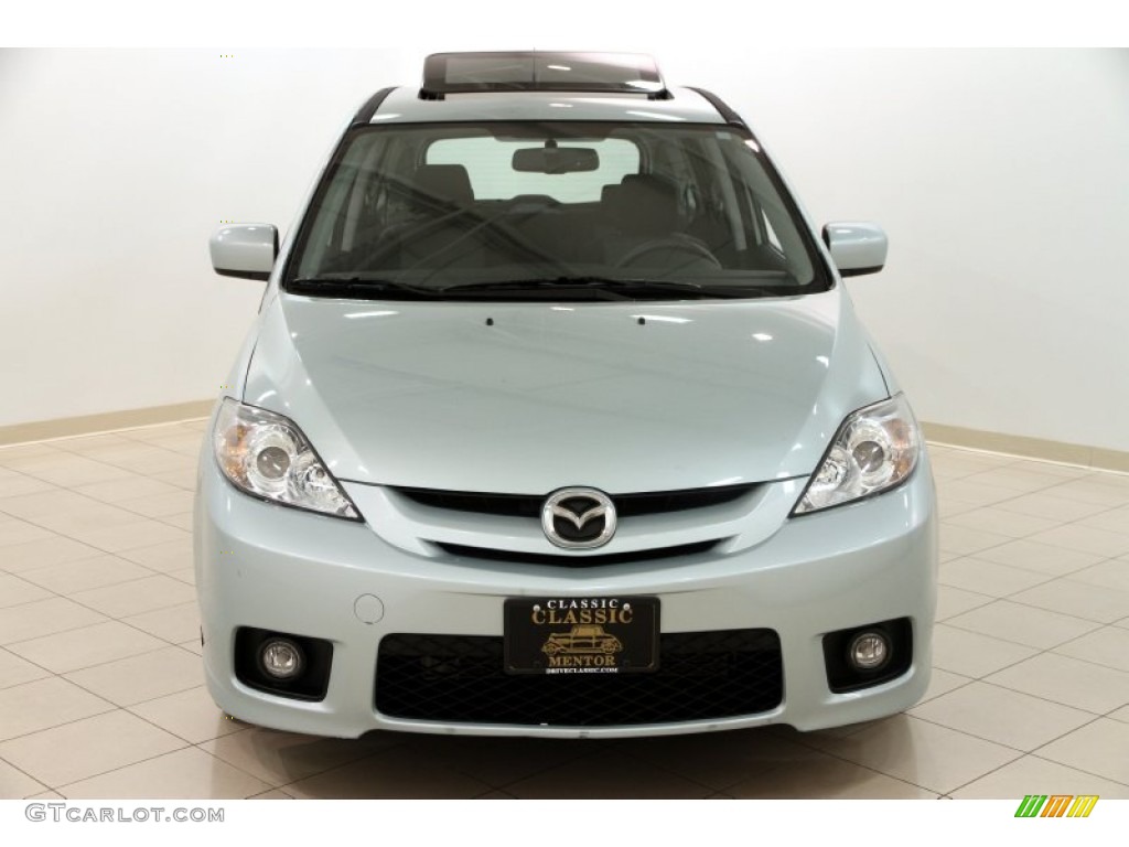 2007 MAZDA5 Sport - Stellar Greensilver Metallic / Black photo #2