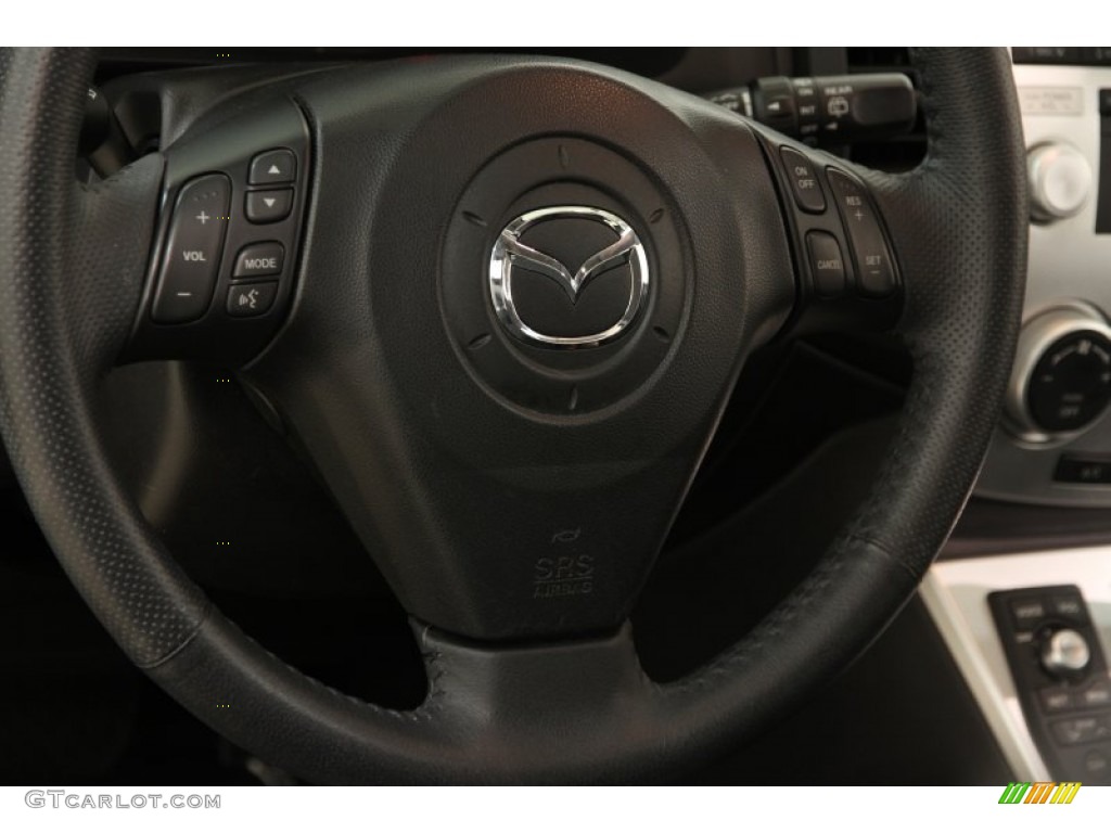 2007 MAZDA5 Sport - Stellar Greensilver Metallic / Black photo #6