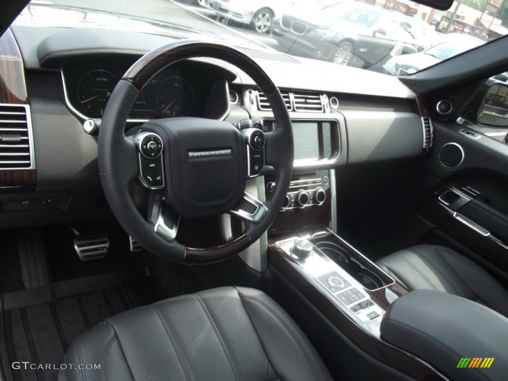 2014 Range Rover Supercharged L - Barolo Black Metallic / Ebony/Ebony photo #5