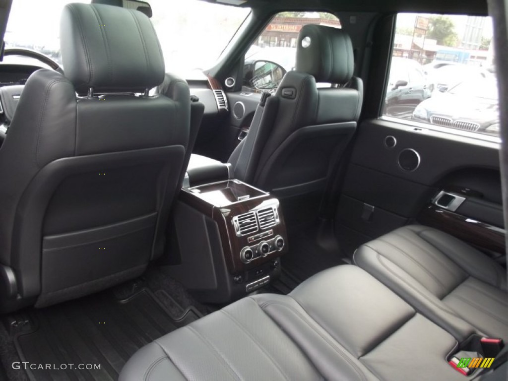 2014 Range Rover Supercharged L - Barolo Black Metallic / Ebony/Ebony photo #7