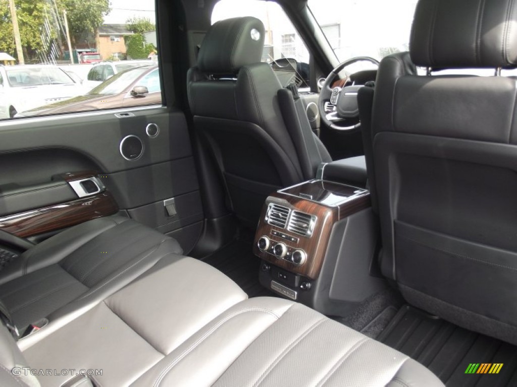 2014 Range Rover Supercharged L - Barolo Black Metallic / Ebony/Ebony photo #9