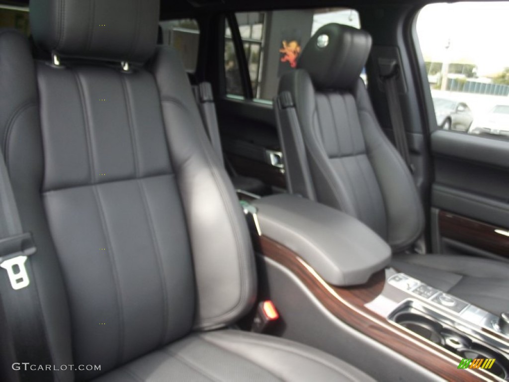 2014 Range Rover Supercharged L - Barolo Black Metallic / Ebony/Ebony photo #12