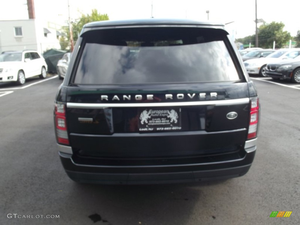 2014 Range Rover Supercharged L - Barolo Black Metallic / Ebony/Ebony photo #13