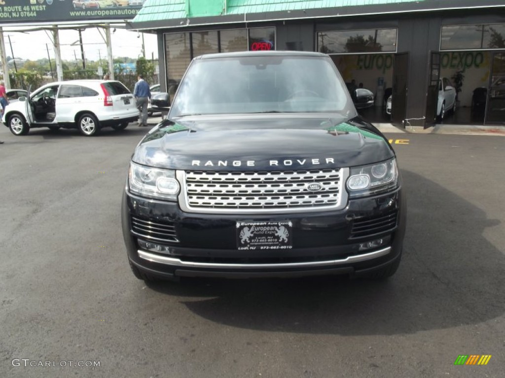 2014 Range Rover Supercharged L - Barolo Black Metallic / Ebony/Ebony photo #15