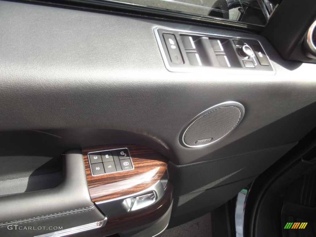 2014 Range Rover Supercharged L - Barolo Black Metallic / Ebony/Ebony photo #17