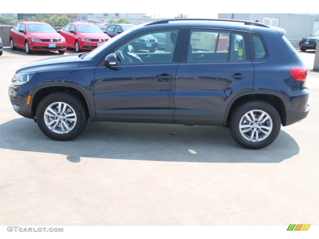 Night Blue Metallic 2015 Volkswagen Tiguan S Exterior Photo #97520157
