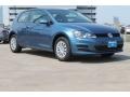 Blue Silk Metallic 2015 Volkswagen Golf 2-Door 1.8T Launch Edition