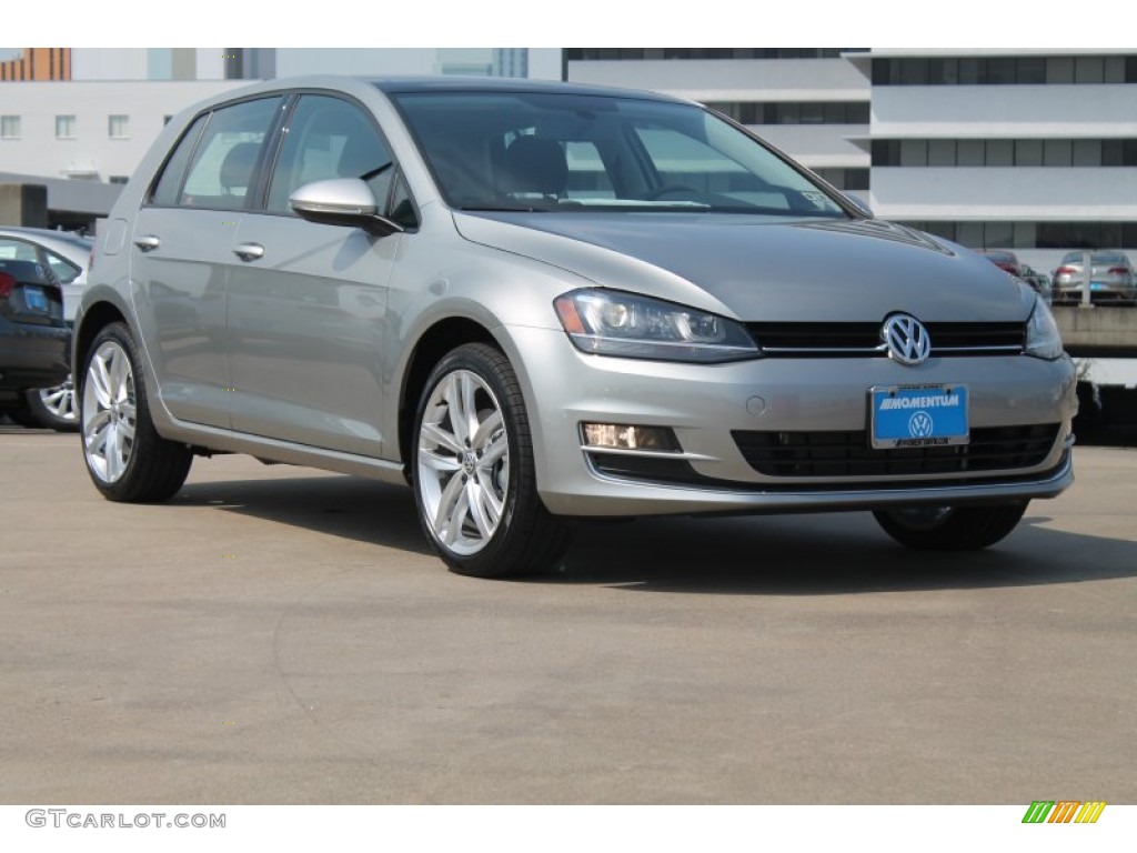 2015 Golf 4 Door TDI SEL - Tungsten Silver Metallic / Black photo #1