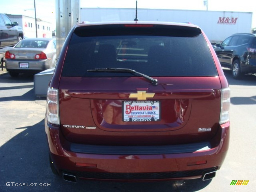 2008 Equinox Sport - Deep Ruby Red Metallic / Ebony photo #5