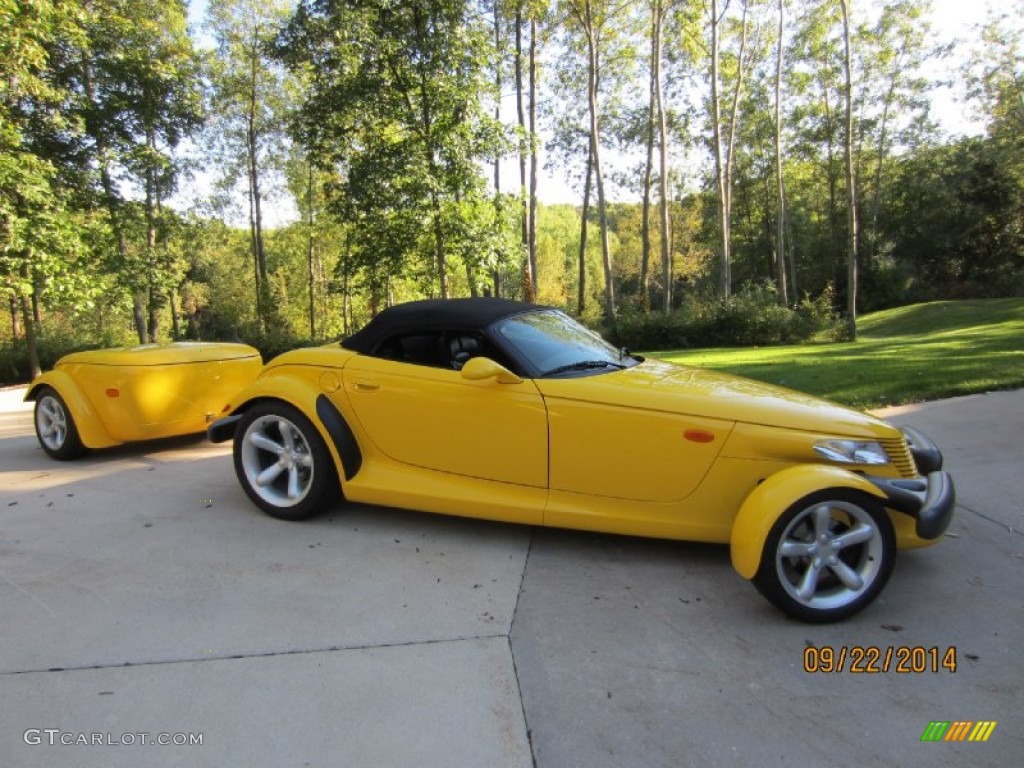 1999 Prowler Roadster - Prowler Yellow / Agate photo #2