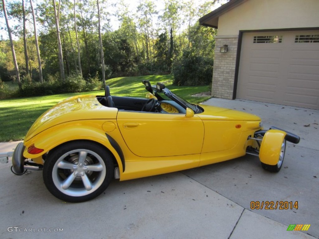 1999 Prowler Roadster - Prowler Yellow / Agate photo #5